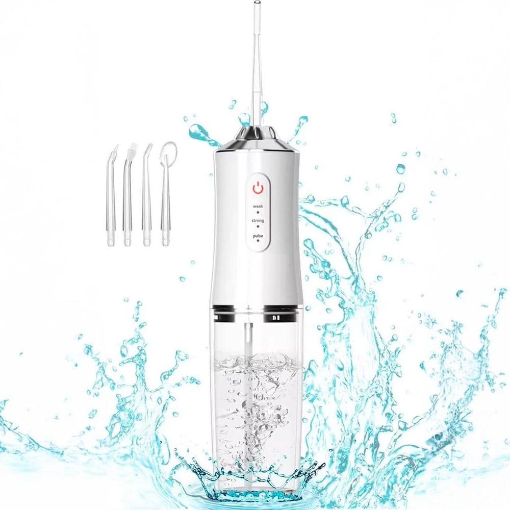 Aparelho Bucal Elétrico Para Higiene Dental Portátil 3 Em 1