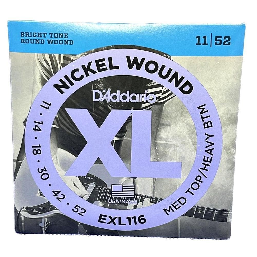 Encordoamento 011 Guitarra Nickel Wound D`Addario Exl116