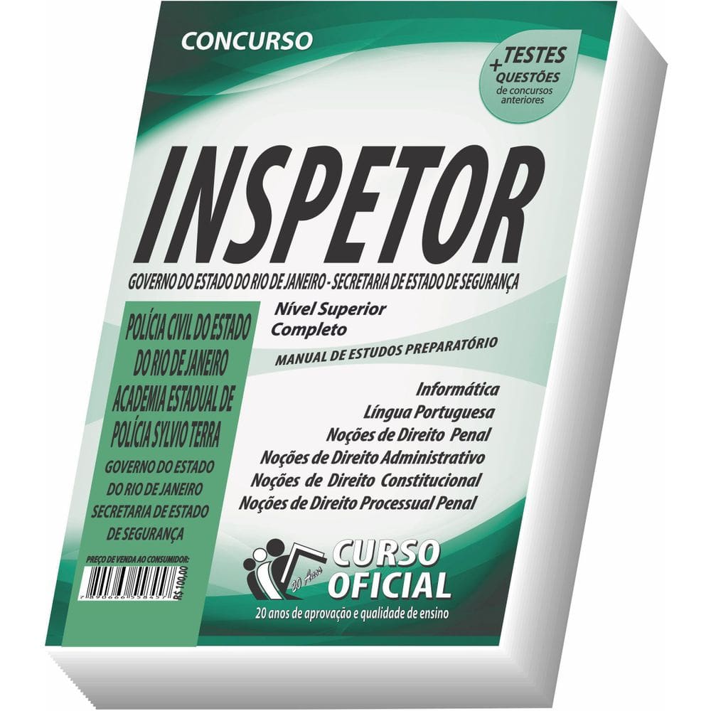Apostila Pc-Rj Inspetor De Polícia Curso Oficial