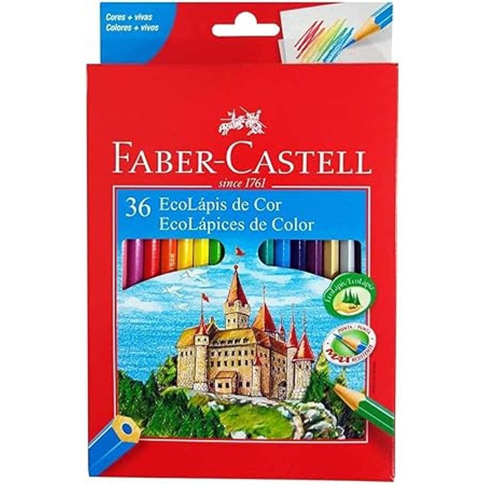 EcoLápis com 36 Cores - Faber-Castell
