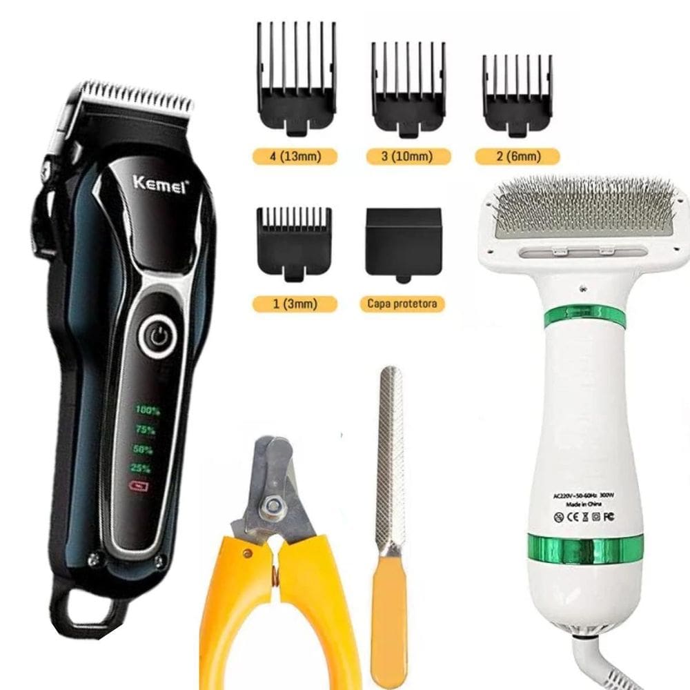 Kit Pet Shop Kit Tosa E Secagem Pet Funcional