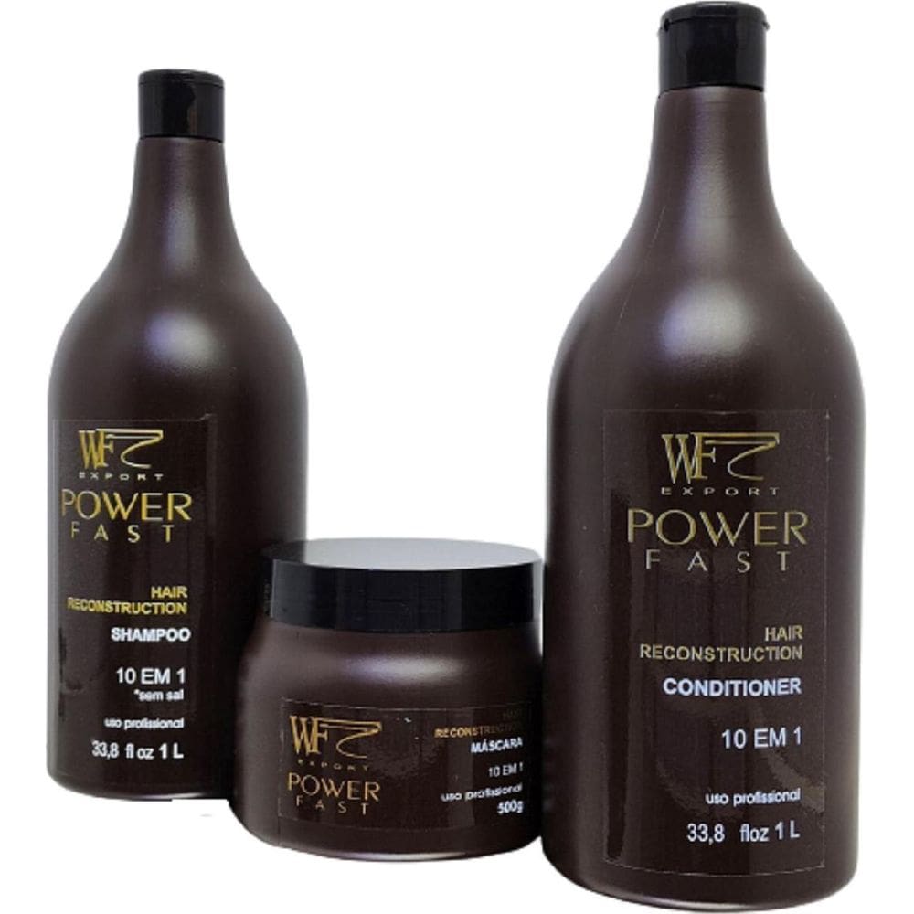 Kit Power Fast Reconstrução Sh Mas Cond 2500Ml Wf