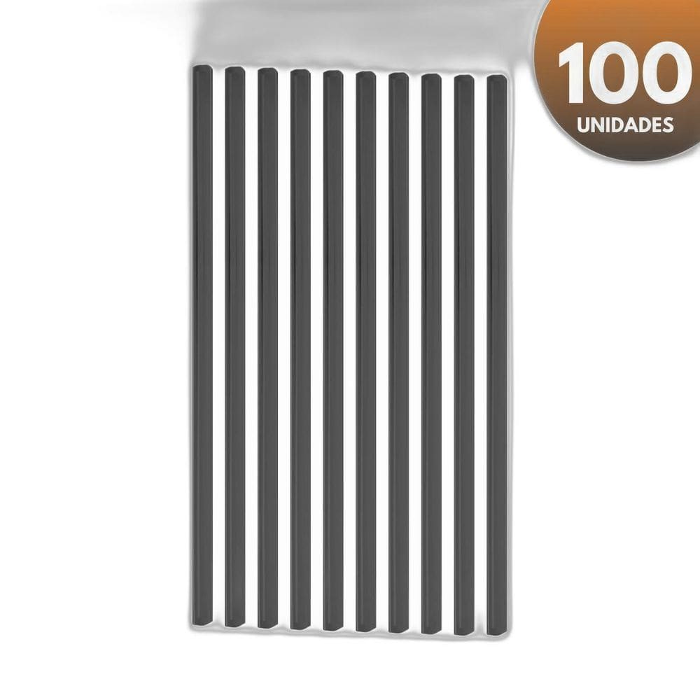 100Un Canudo Milk-Shake Super Largo Grosso 8Mm Biodegradável