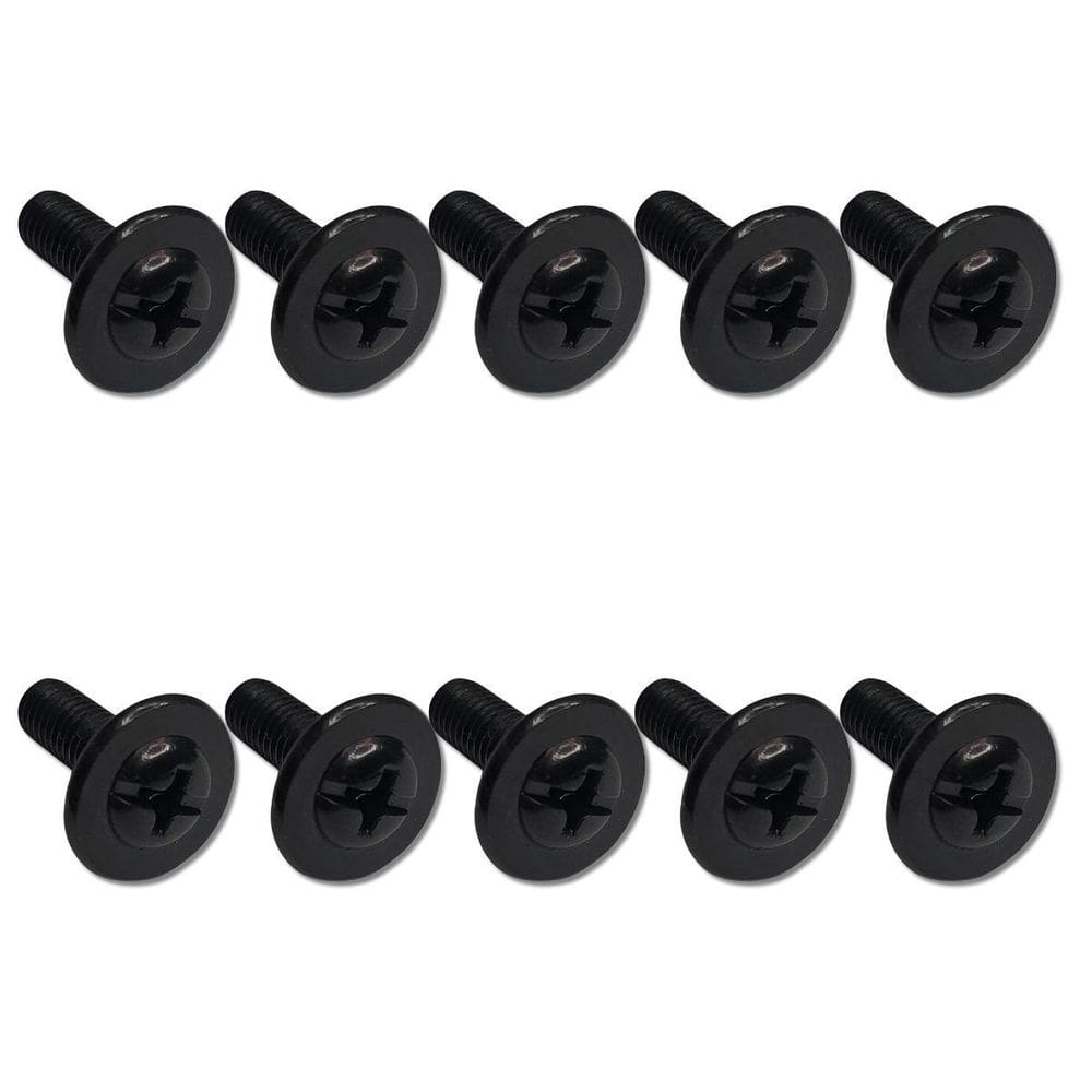 Kit 10 Parafuso De Fixação Canoa No Tambor M5 X 16 Preto