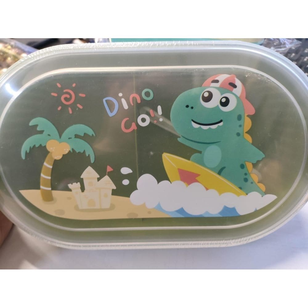 Lancheira Pote Lanche Grande Escolar Verde