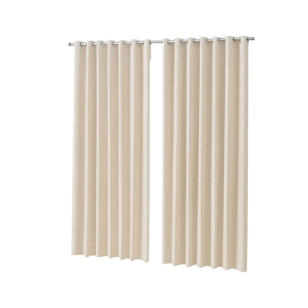 Cortina para Varão Blackout Diana - Natural - 3,90m x 2,30m - Döhler