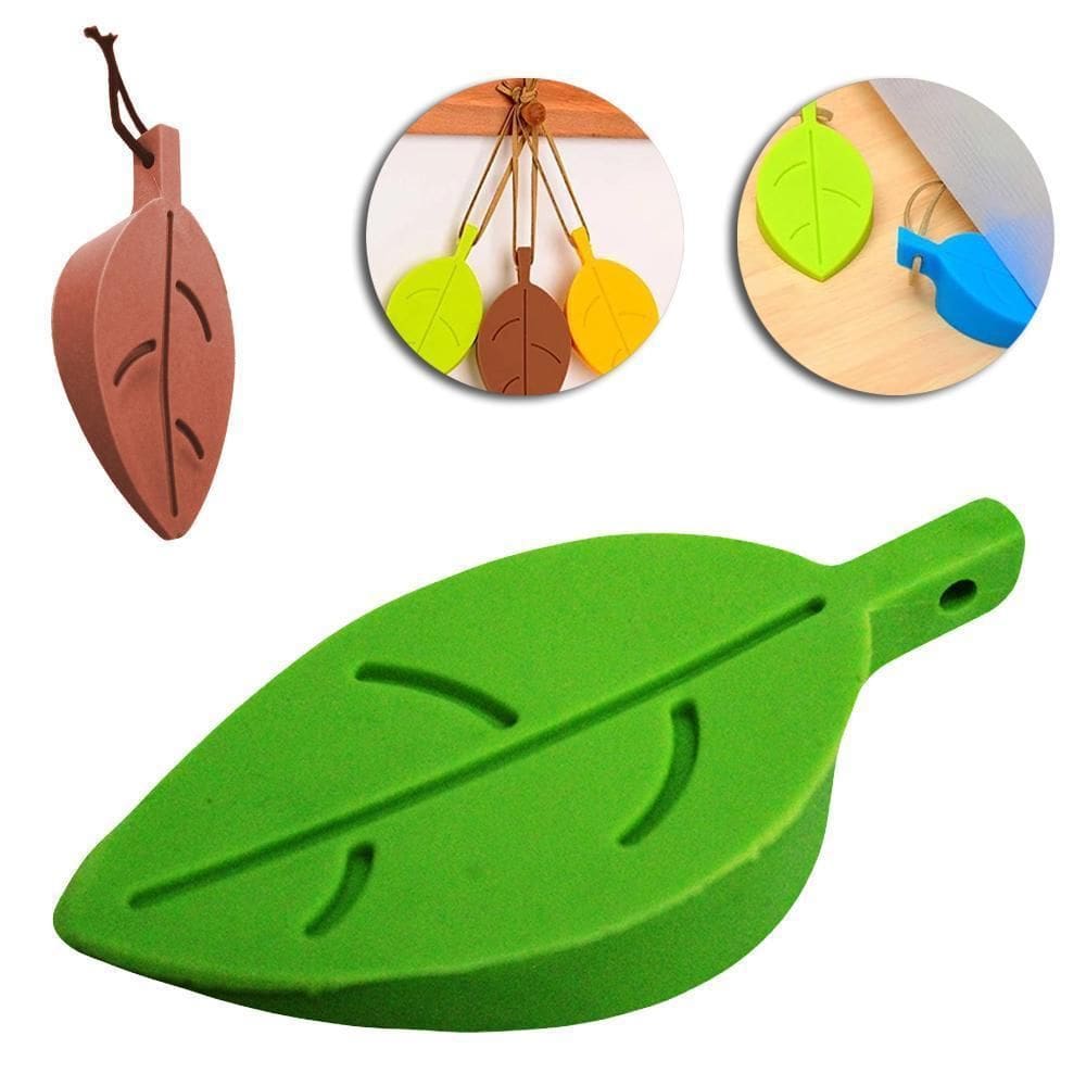 Aparador / Trava De Porta De Silicone Folha 9X2Cm