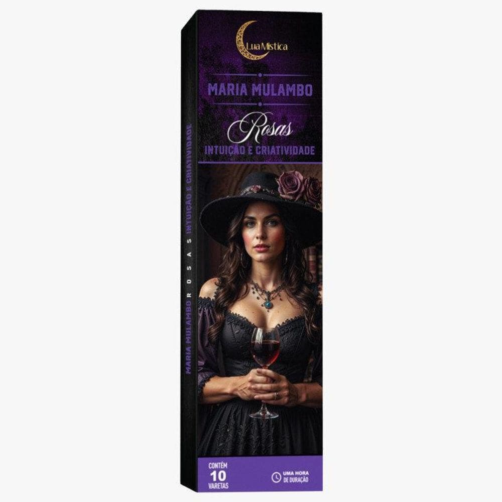 Incensos Lua Natural 0% Carvão 10 Varetas Escolha Aroma