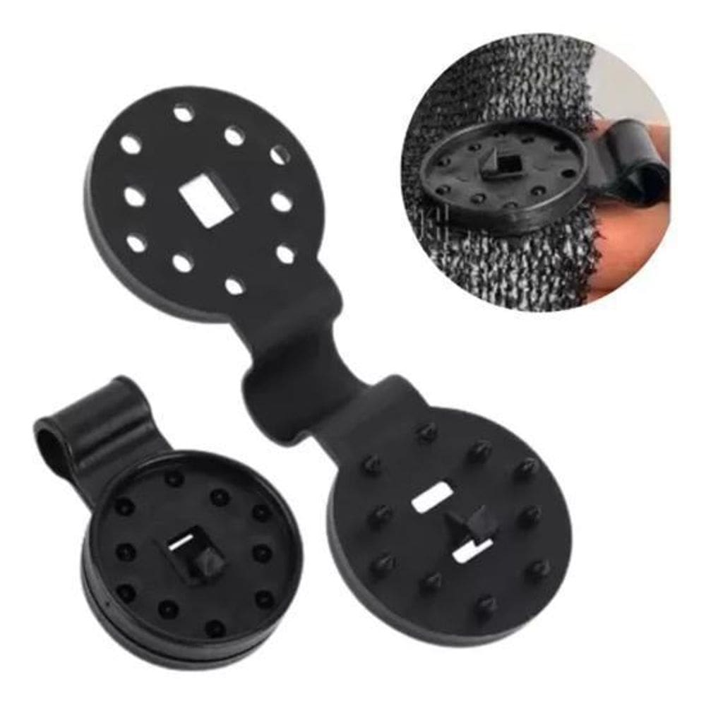 Kit 100Un Agroclip Para Sombrite Fixador Conector De Tela