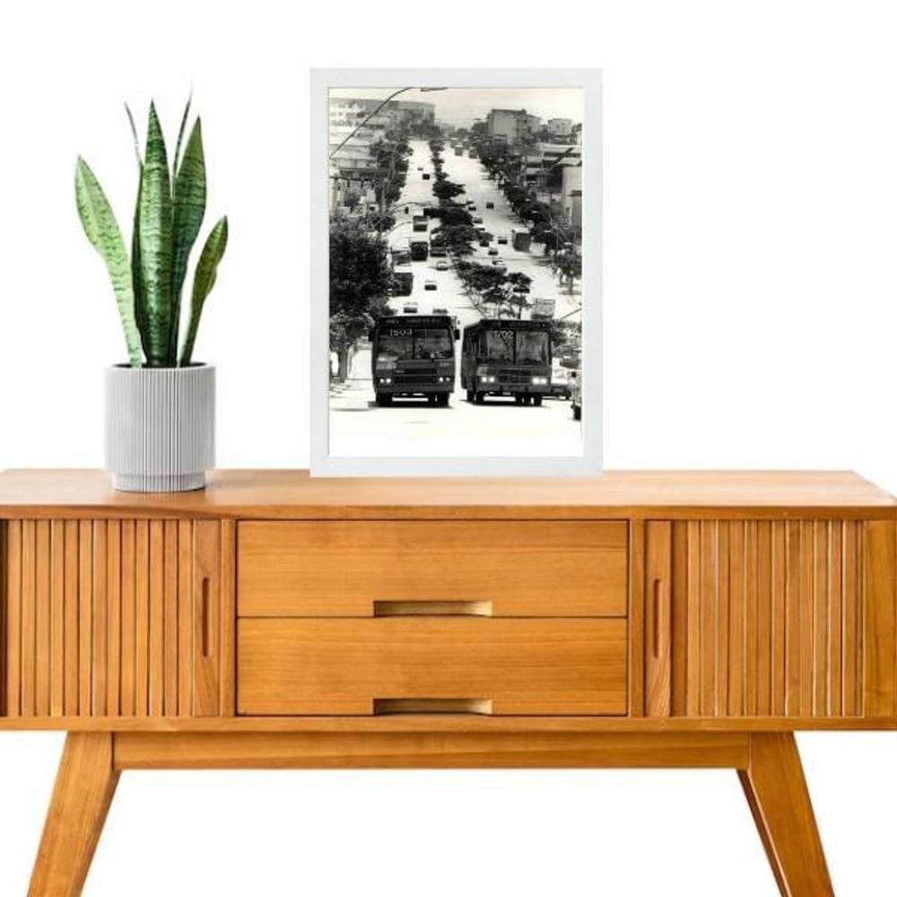 Quadro Fotografia Antiga Belo Horizonte Av Amazonas 45X34Cm