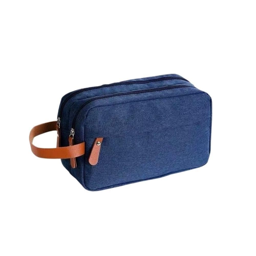 Bolsa Necessaire Masculina Feminina Organizadora Multifuncional Portátil Viagem Trabalho Impermeável Cor:azul;gênero:uni