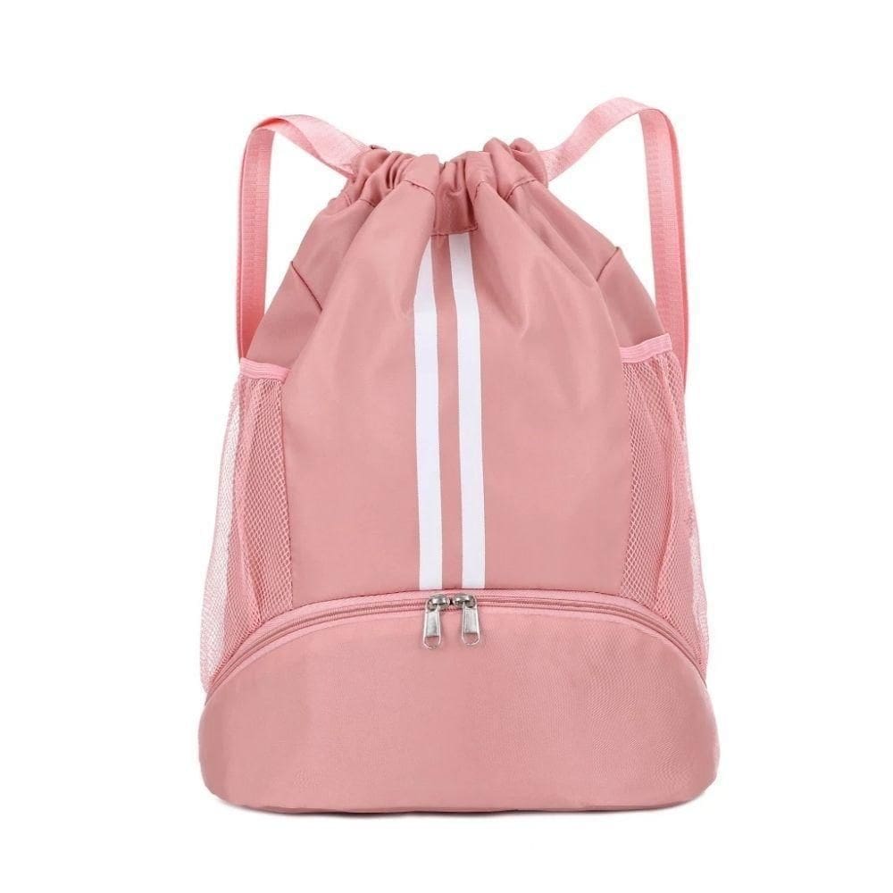 Bolsa Saco Mochila Esportiva Impermeável Compartimento Academia Cor:rosa;tamanho:único;gênero:unissex