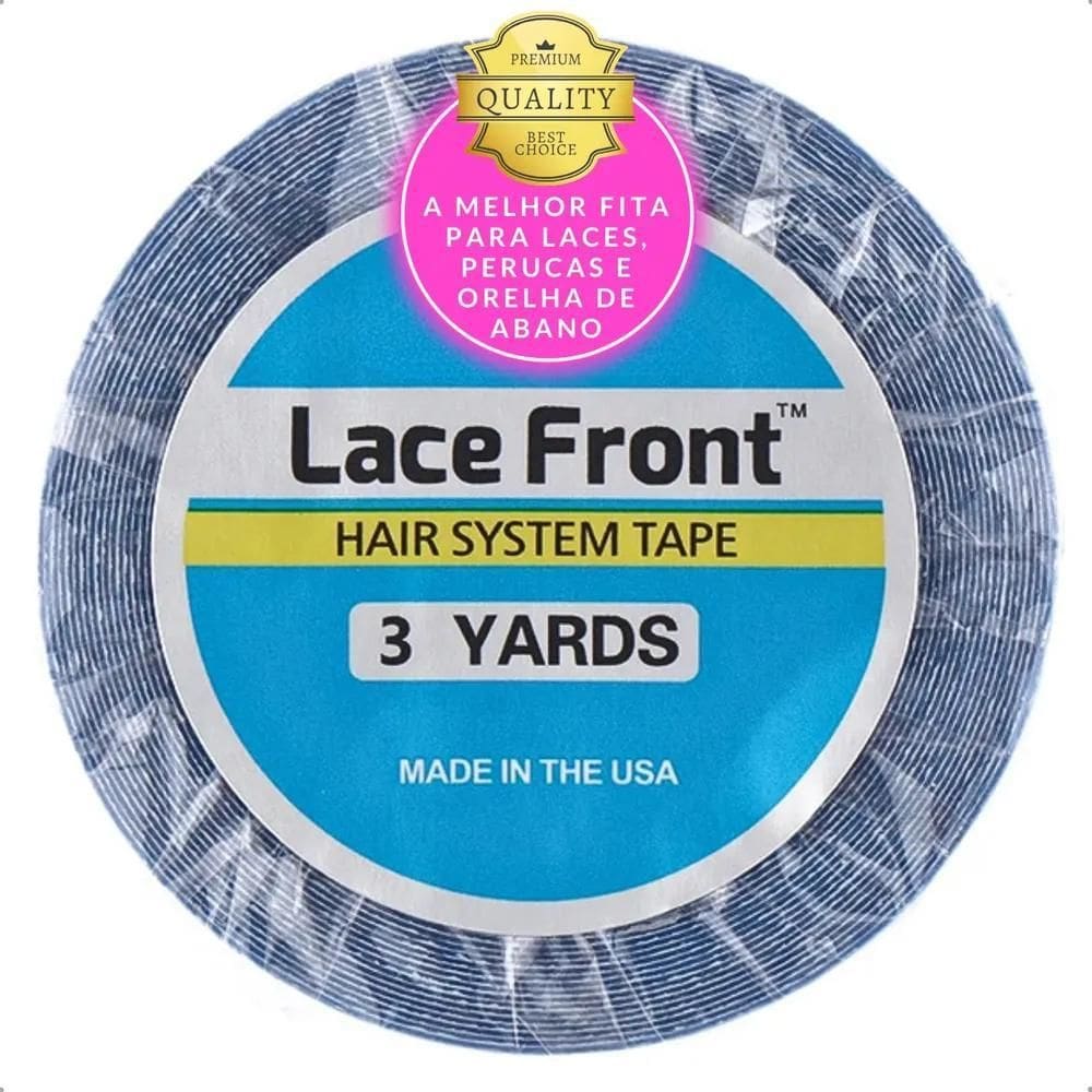 Fita Adesiva Azul 3 Metros Lace Prótese Capilar Mega Hair