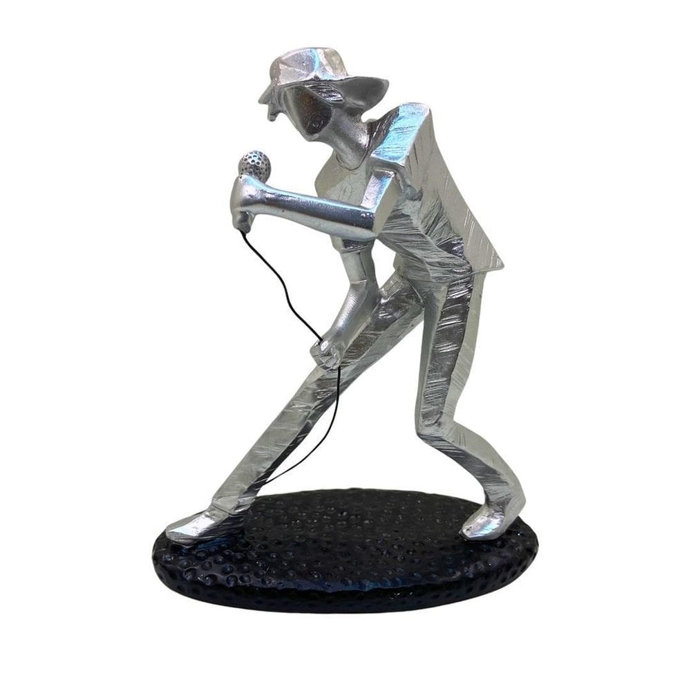 Figura Decorativa Músico Cantor 9 X 17 X 21 Cm