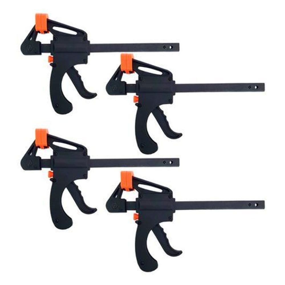 Kit 4 Grampos Sargento De Aperto Rápido 6Pol. 150Mm Charbs