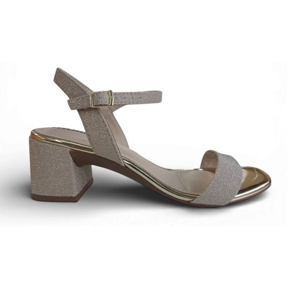 Sandália Feminina Moleca Glamour Shine com Glitter