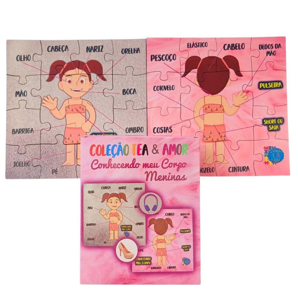 Jogo Montando O Corpo Humano Meninas Com Acessórios