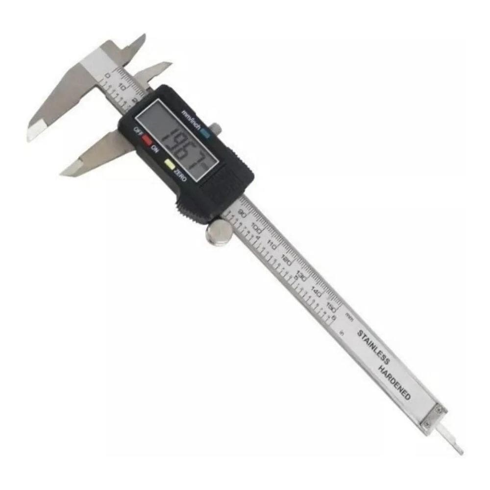 Paquímetro Digital 150Mm C/ Estojo Rígido