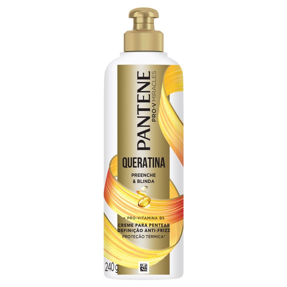 Creme para Pentear Pantene Pro-V Miracles Queratina Preenche e Blinda 240g