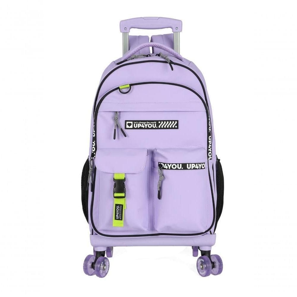 Mochila Com Rodas Up4you Roxo - único Roxo