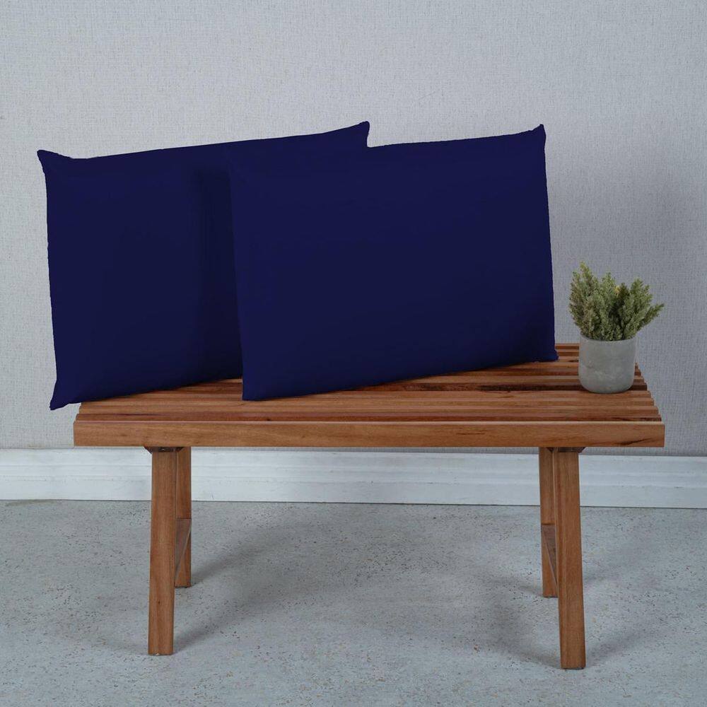 Fronha Percal 400 Fios - Azul Marinho - 2 peças - 70x50cm