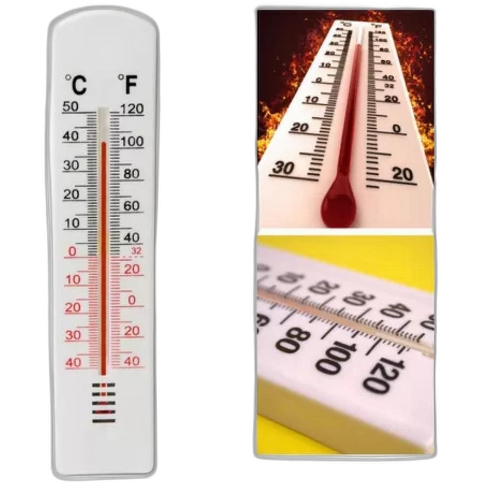 Termômetro Parede Plástico Casa Sauna Graus Quarto Sol