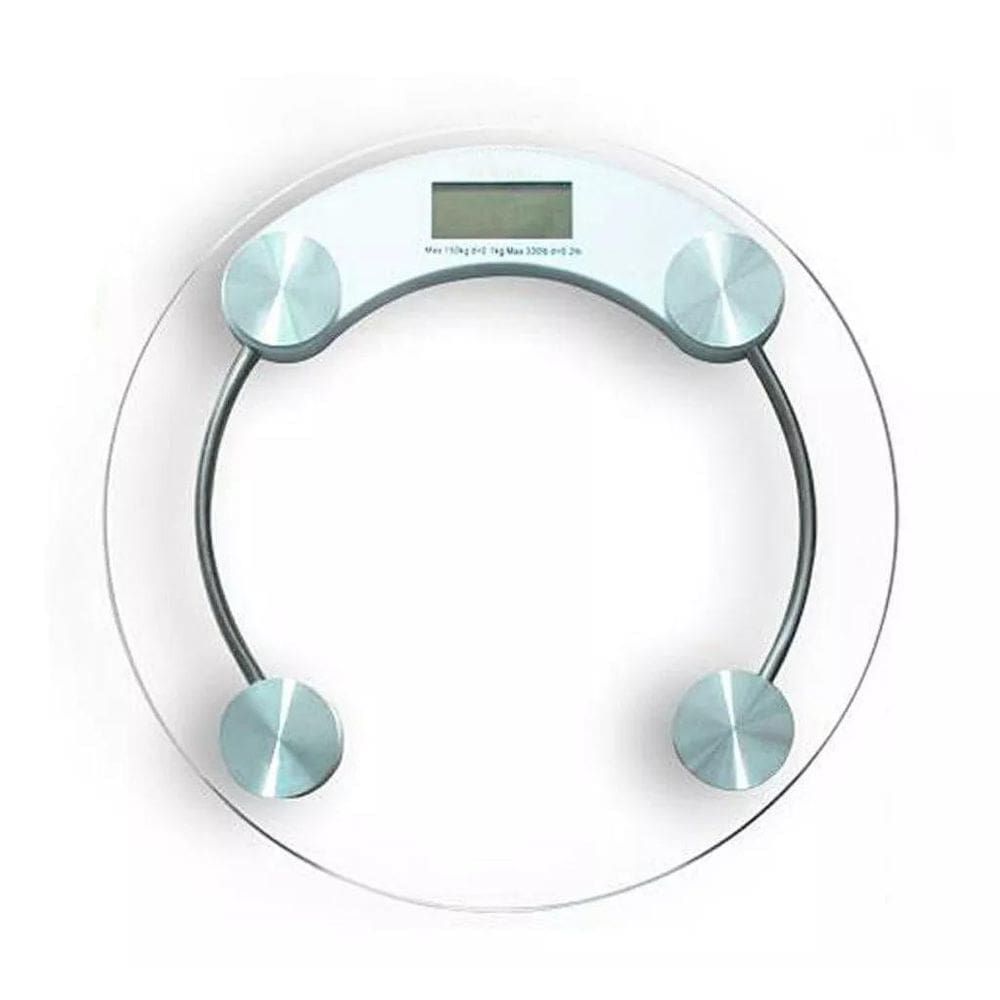 Balança Digital Banheiro 180 Kg Vidro Temperado 33cm