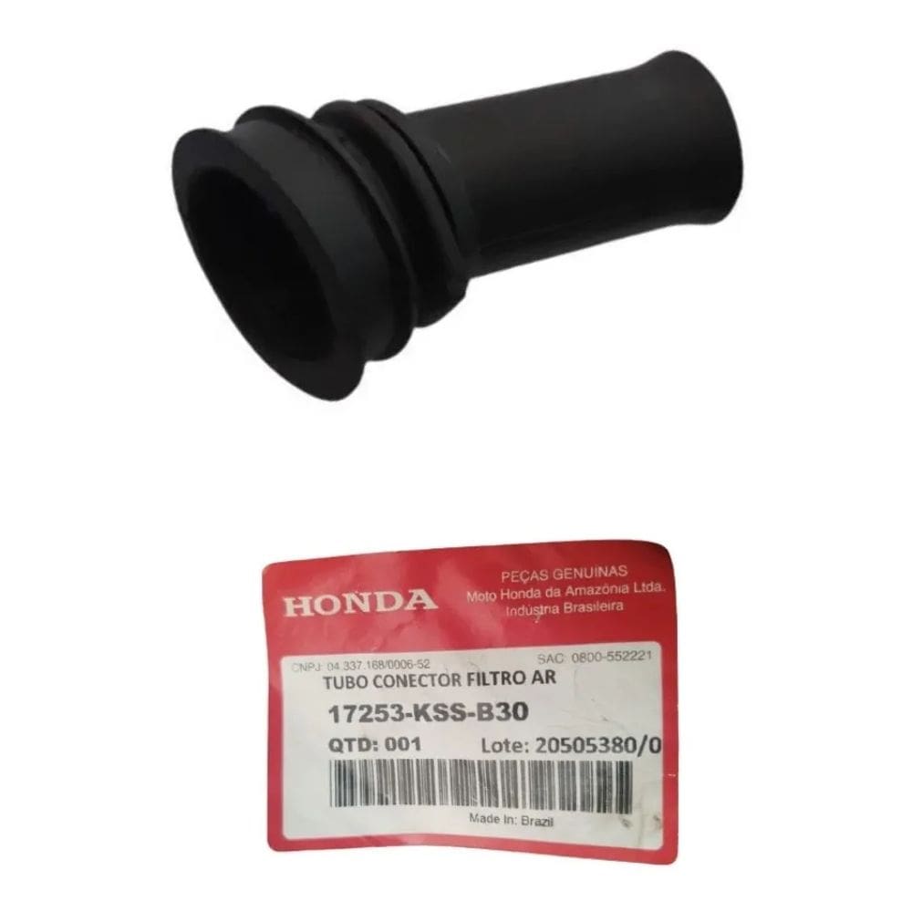 Honda BIZ125 Tubo Conector Filtro Ar Genuíno