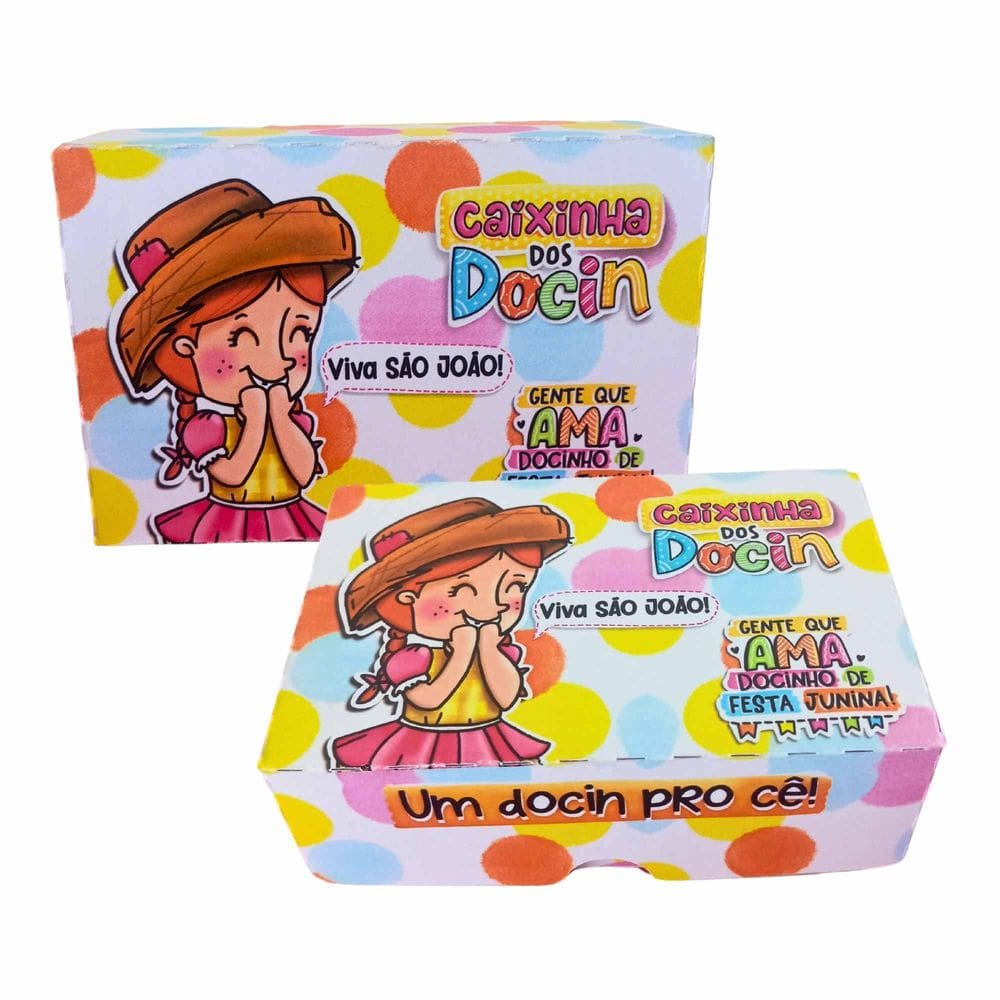 10 Caixinhas Docinho Junina - Gente Que Ama Docin