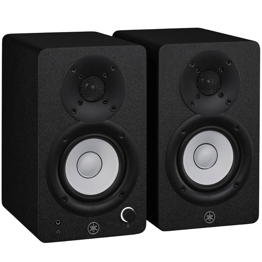 Par de Monitores de Estúdio Near Field Yamaha HS3 Bass-Reflex de 2 Vias Amplificador Classe D Preto 110V