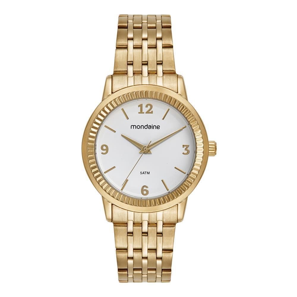 Relogio Mondaine Feminino Ref: 32919Lpmvde1 Casual Dourado