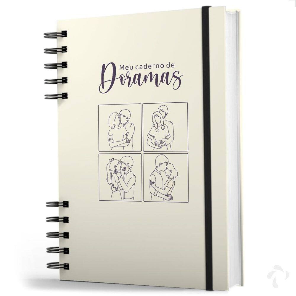 Nisti Print Caderno Diário De Doramas Resenhas Forever Rosa