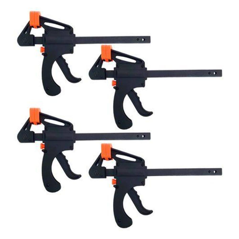 Kit 4 Grampos Sargento De Aperto Rápido 6Pol. 150Mm Charbs