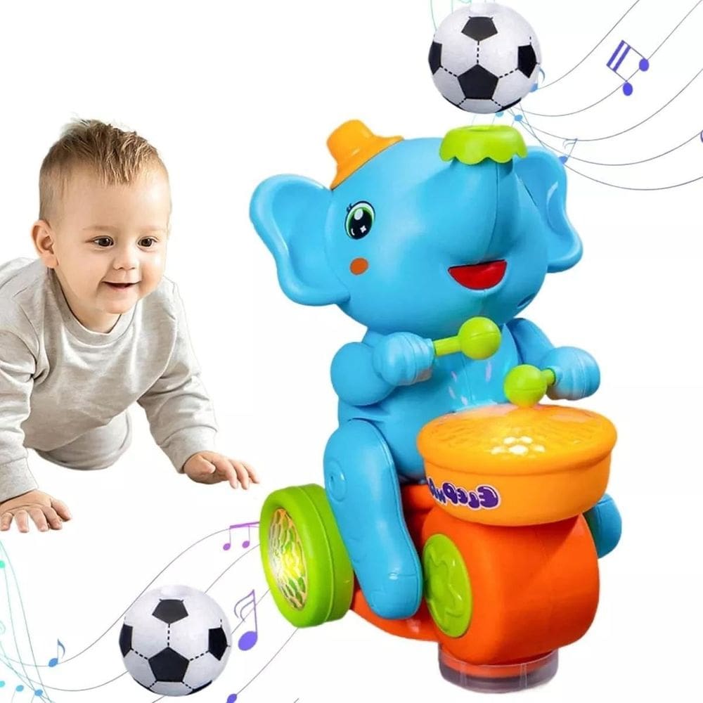 Elefante Musical Divertido E Interativo Brinquedo Educativo