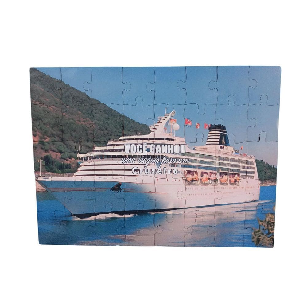 Quebra Cabeça Presenteie Quem Você Ama Cruzeiro 150 Peças