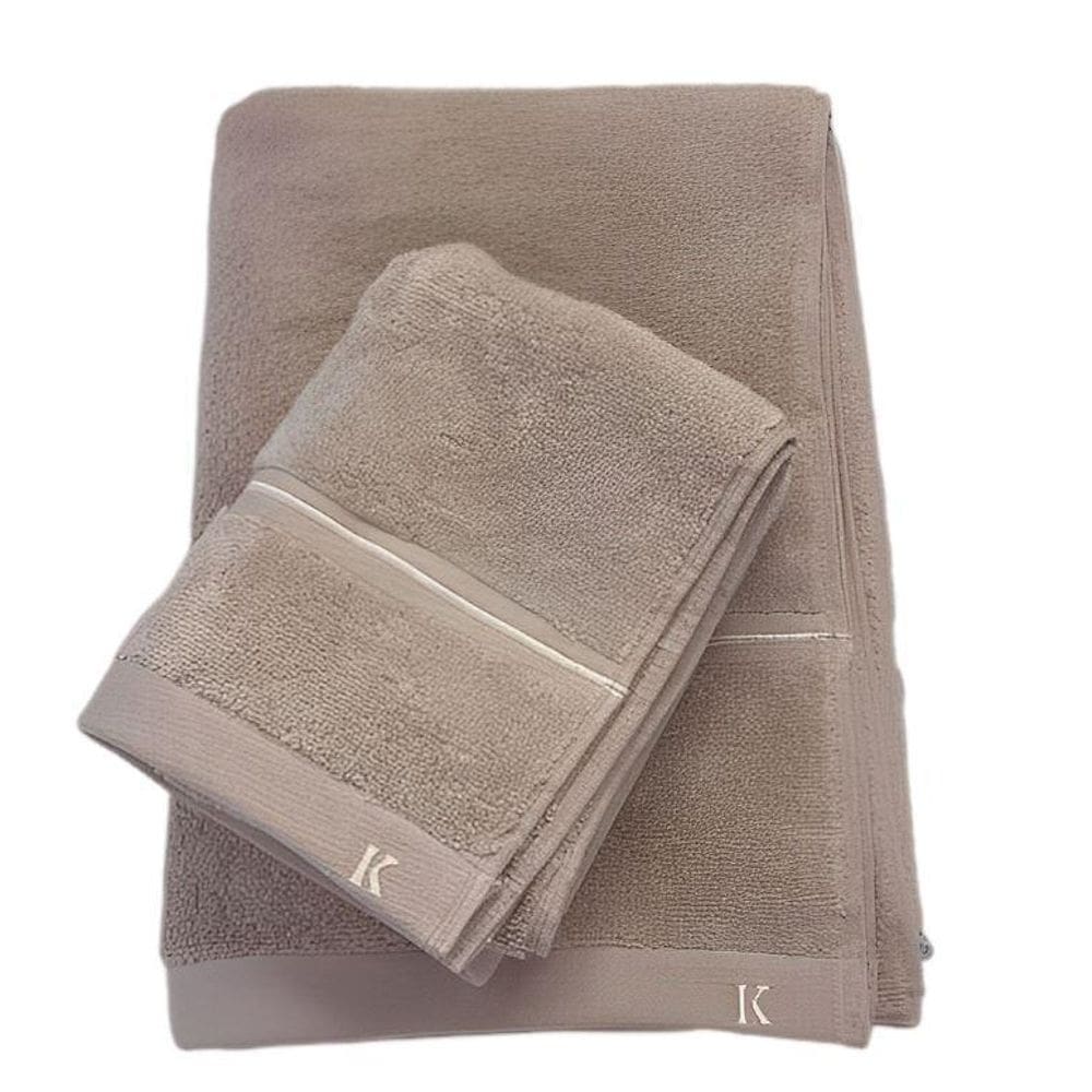 Kit Toalha De Banho Gigante E Rosto 2 Pçs Lazio Kacyumara