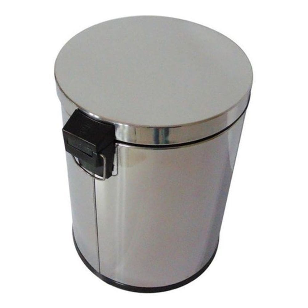 MP - Lixeira Com Pedal Em Ac o Inox 20 L Cest