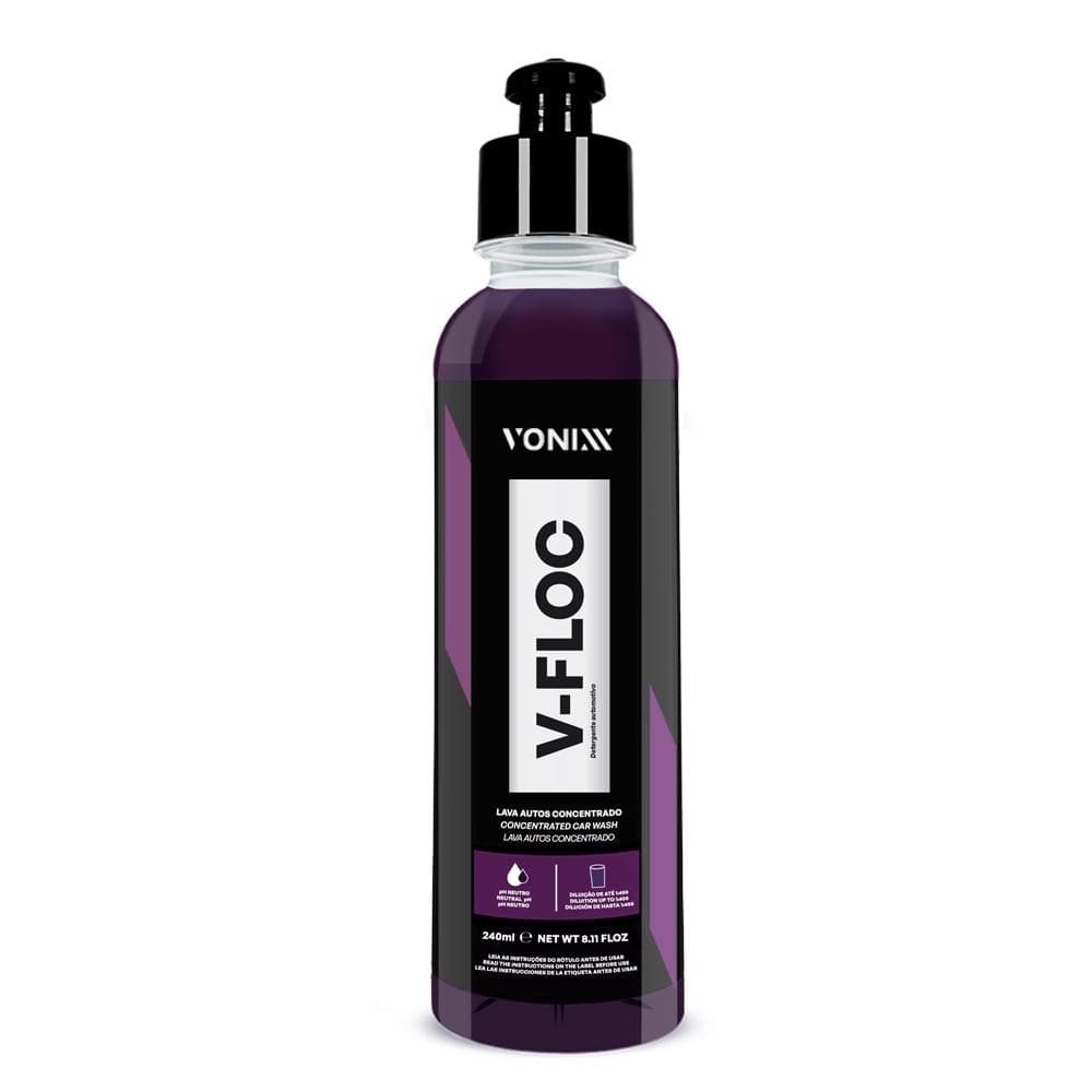 Shampoo Automotivo Concentrado V-Floc 240ml - Vonixx 2040000