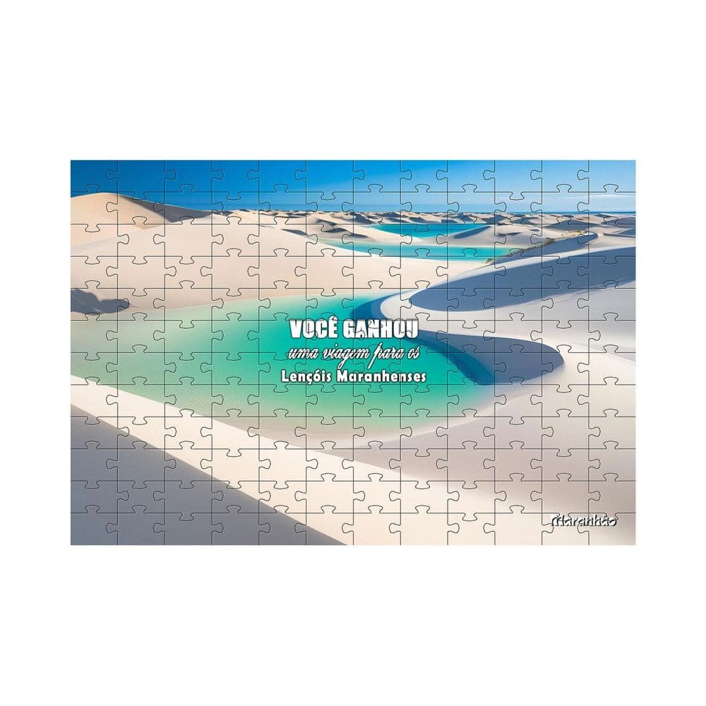 Quebra Cabeça Supresa Presente Lençóis Maranhenses 150 Peças