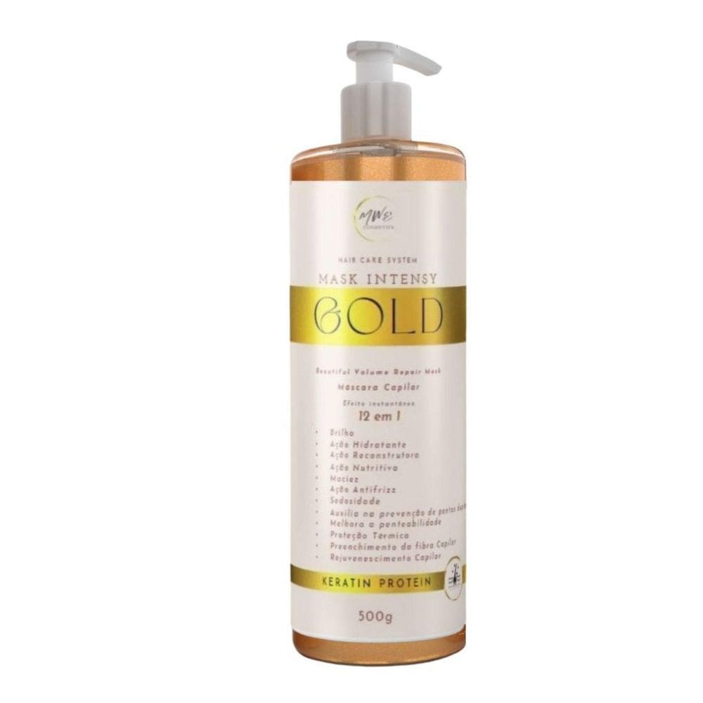 Máscara Hidratação E Recuperação - Mask Intensy Gold 500Ml