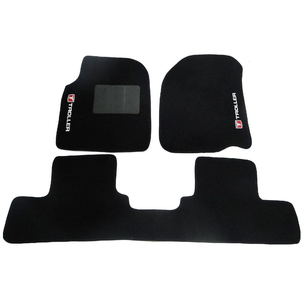 Jogo Tapete Automotivo Para Troller 17/18 Carpete Base Pinad
