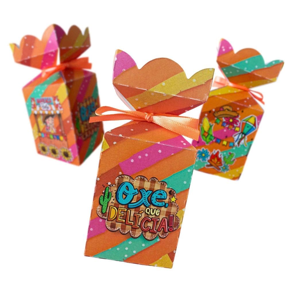 40 Caixinhas Surpresas Festa Junina São João - 40 Meia Bala