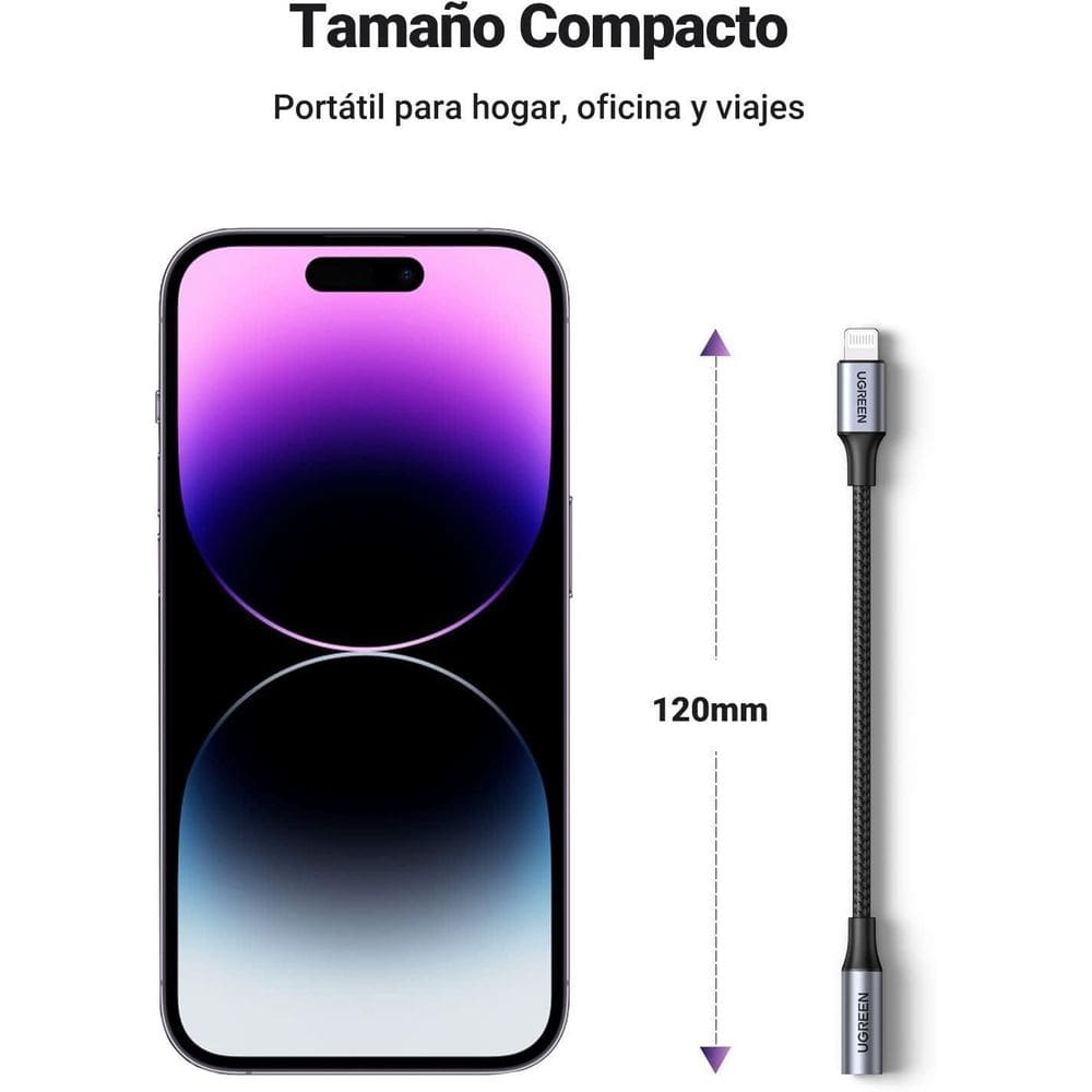 Adaptador Fone De Ouvido P2 Jack 3,5 Mm   Mfi   Certificação