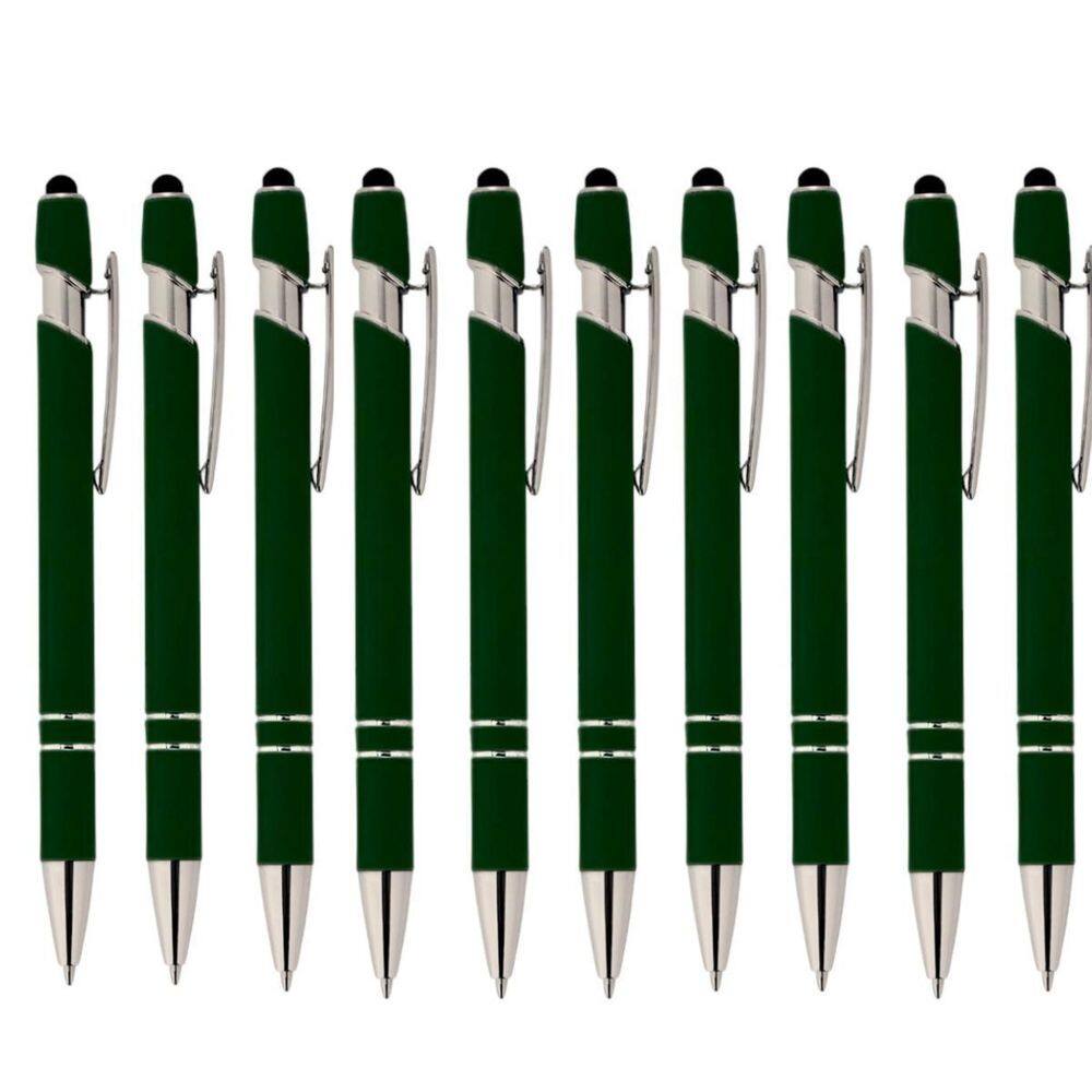 Caneta Esferográfica Touch Kit Com 10 Unidades 5 Cores-Luxo