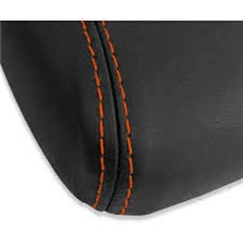 Apoio De Braço Ecosport Tecido Preto C/Costura Laranja