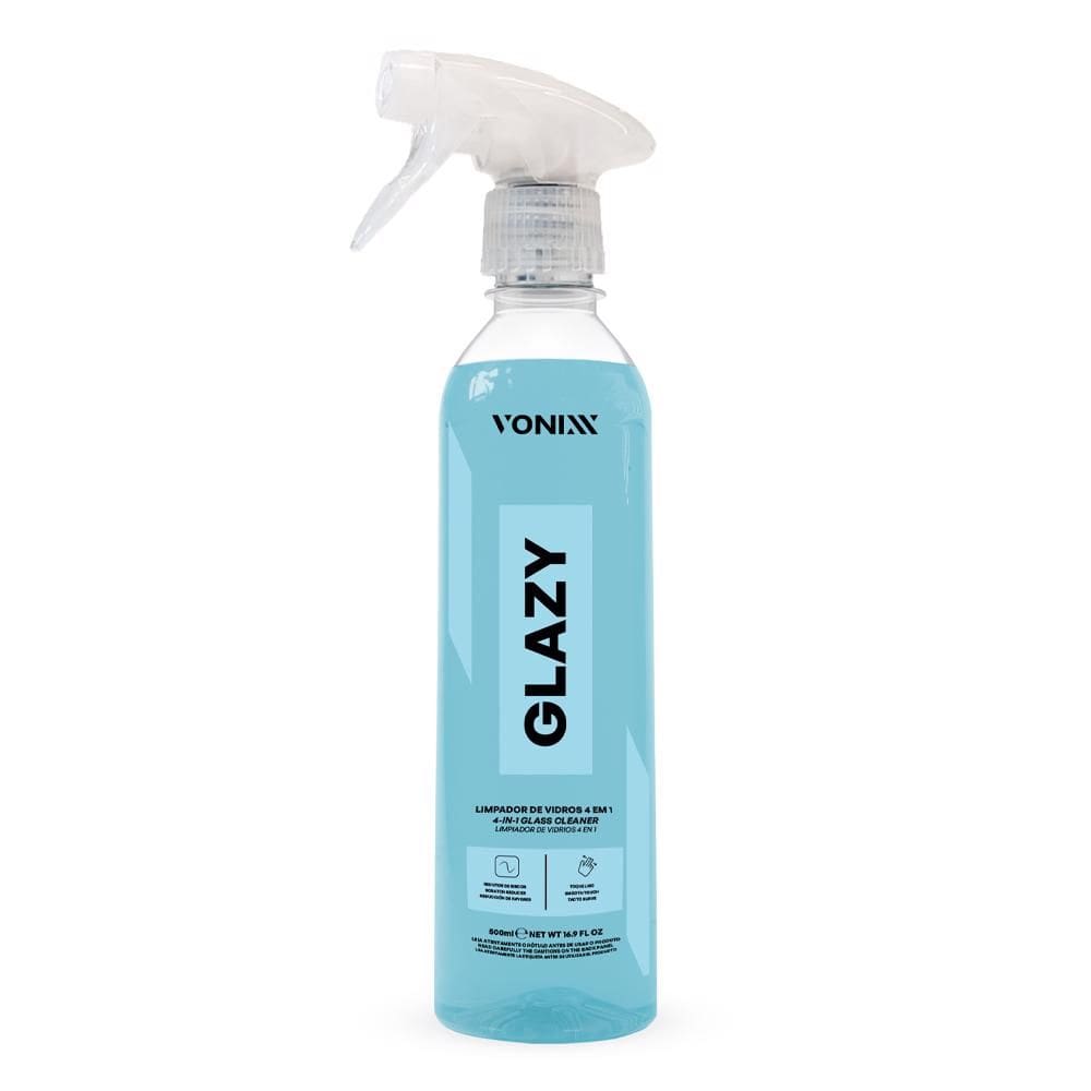 Limpador de Vidros Automotivo 4 em 1 Glazy 500ml - Vonixx 2050439