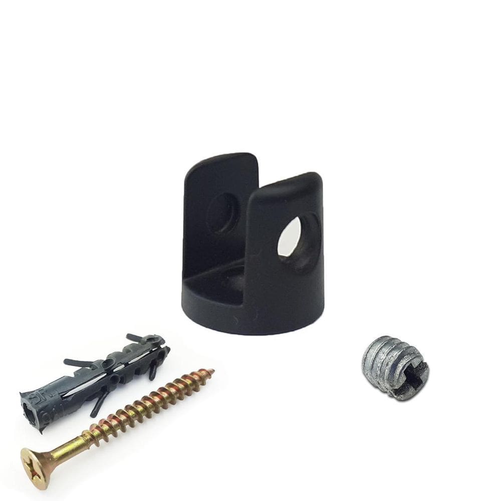 Kit 20 Suporte Fenda Para Vidro 6Mm