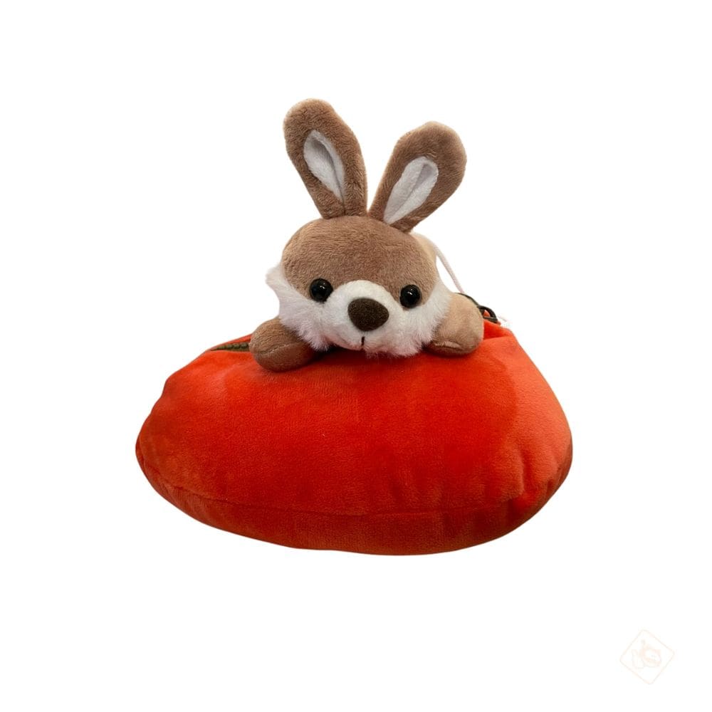 Pelúcia Cenoura com Coelho 23cm - Fizzy