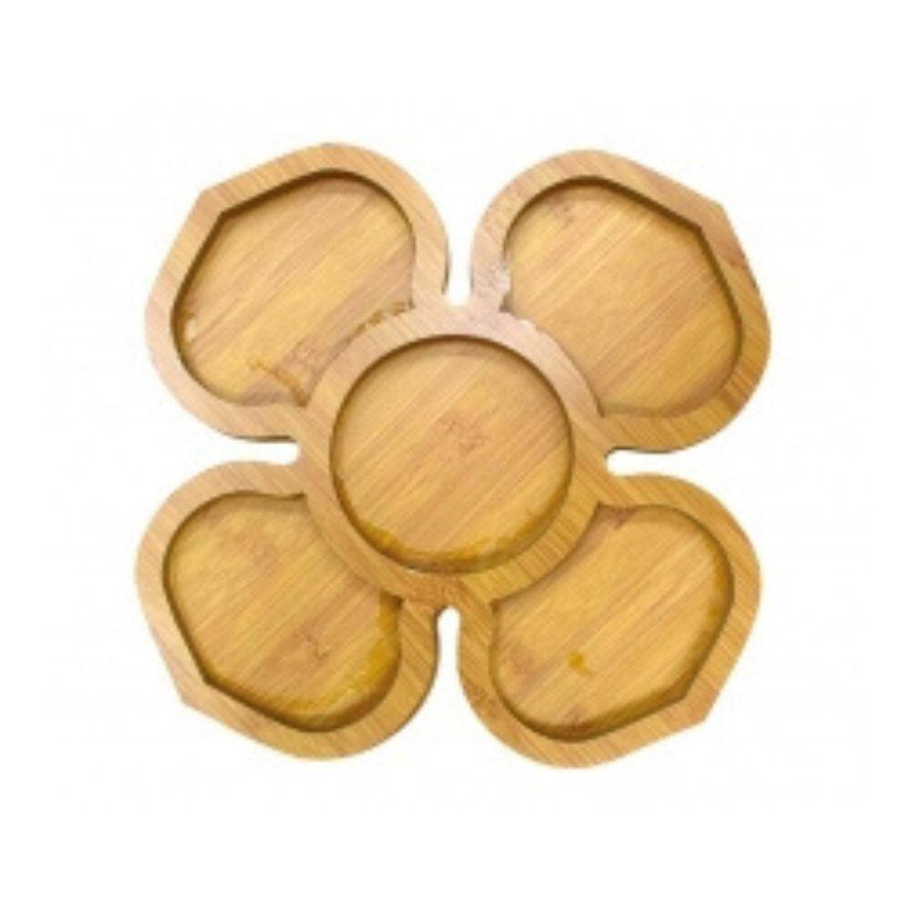 Petisqueira Mdf Com 5 Divisórias Flor - Casita