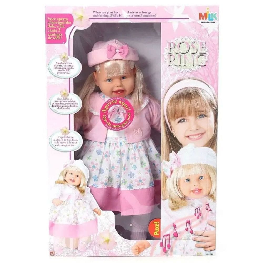 Boneca Rose Ring-milk